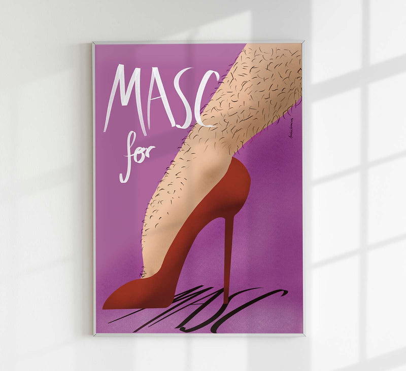Masc for Masc Art Print by André Humeres – Kunstdruck Berlin — Patroa Studio