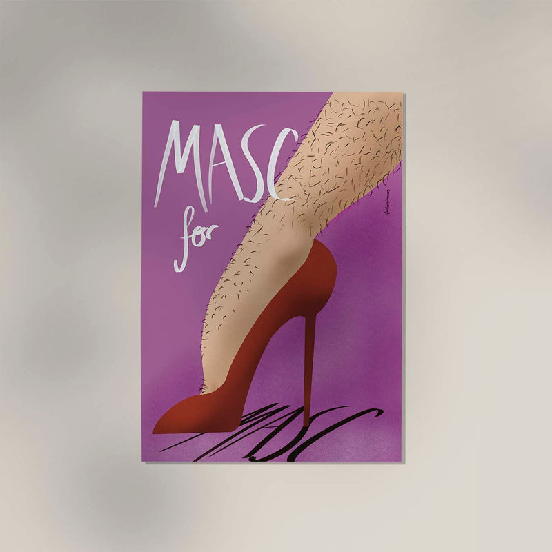 Masc for Masc Art Print by André Humeres – Kunstdruck Berlin — Ansicht 3