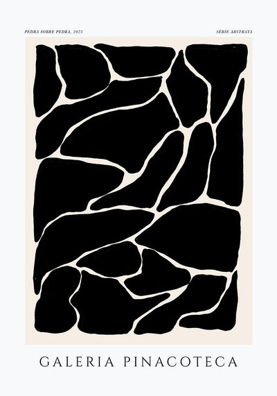 Pedra sobre Pedra – Fine Art Poster | Abstrakte Steinkomposition
