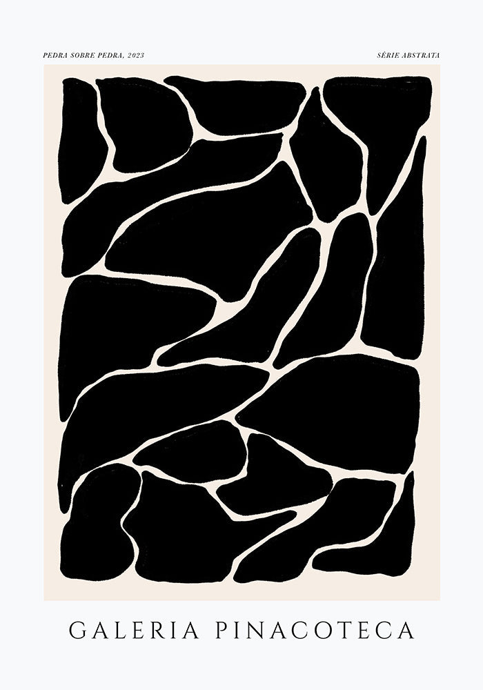Pedra sobre Pedra – Fine Art Poster | Abstrakte Steinkomposition — Ansicht 4