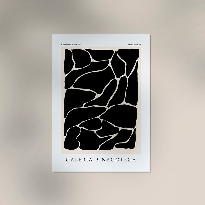 Pedra sobre Pedra – Fine Art Poster | Abstrakte Steinkomposition — Ansicht 3