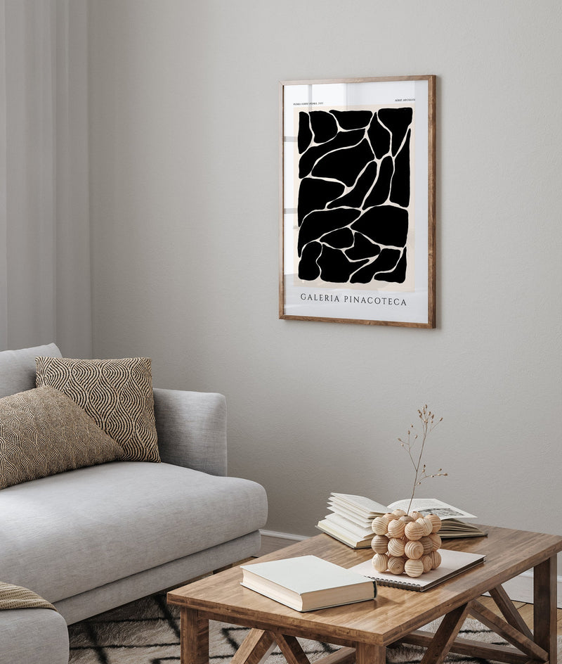 Pedra sobre Pedra – Fine Art Poster | Abstrakte Steinkomposition — Ansicht 2