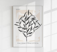 The Growth Poster – Grafische Pflanzenillustration Fine-Art-Druck — Ansicht 1