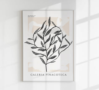 The Growth Poster, Fine-Art-Kunstdruck mit moderner Pflanzenillustration und Wachstums-Symbolik im klaren Grafikstil auf säurefreiem Papier oder Canvas
