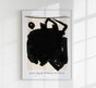 Between Chaos and Shards Poster – 225g Fine Art Paper, Black and White Art Print