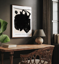 Between Chaos and Shards Poster – 225g Fine Art Paper, Black and White Art Print — Ansicht 2