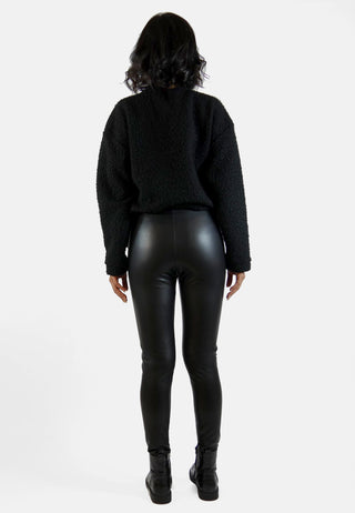 Hose Sabrina – Sustainable Leder | High Waist | Slim Fit