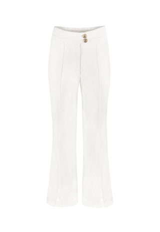 Hose Sustainable Fabric Leinen Marlene, elegante Leinenhose | High-Waist | Bio-Leinen | EU-Produktion