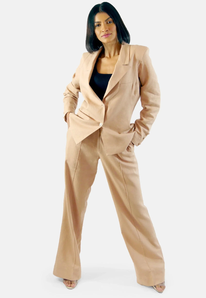 Blazer Sustainable Organic Linen Gabi – classic cut | Organic linen | EU production — Ansicht 2