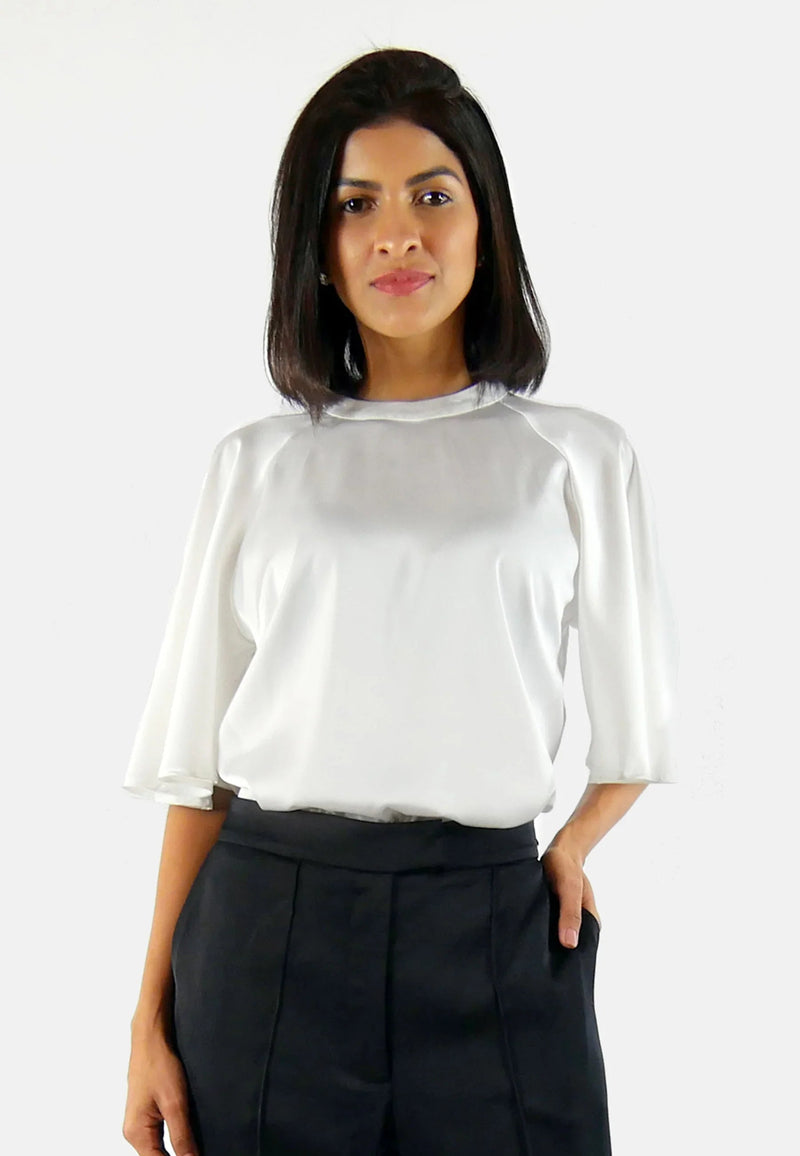 Top Sustainable Fabric Fly Recycled Polyester Stand-up Collar EU Production — Aline CELI