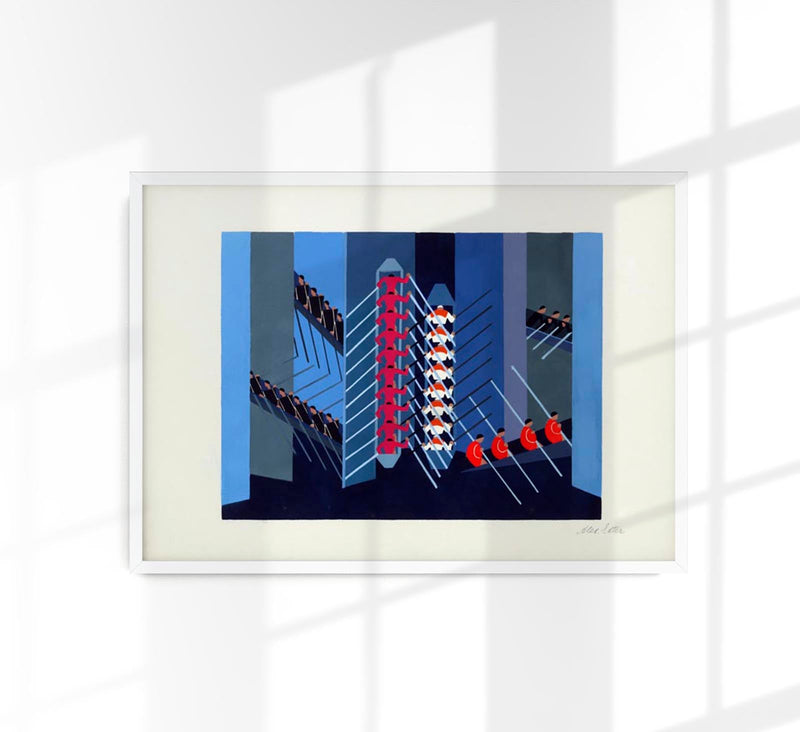 Maquettes of Theatre 1 – Alexandra Exter Art Print — Patroa Studio