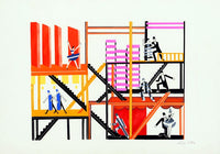 Maquet Theatre 3 - Alexandra Exter Art Print — Ansicht 3