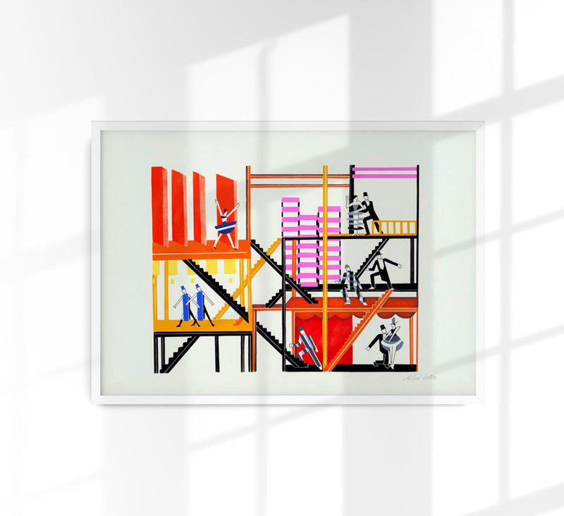 Maquet Theatre 3 - Alexandra Exter Art Print — Patroa Studio