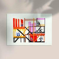 Maquet Theatre 3 - Alexandra Exter Art Print — Ansicht 2