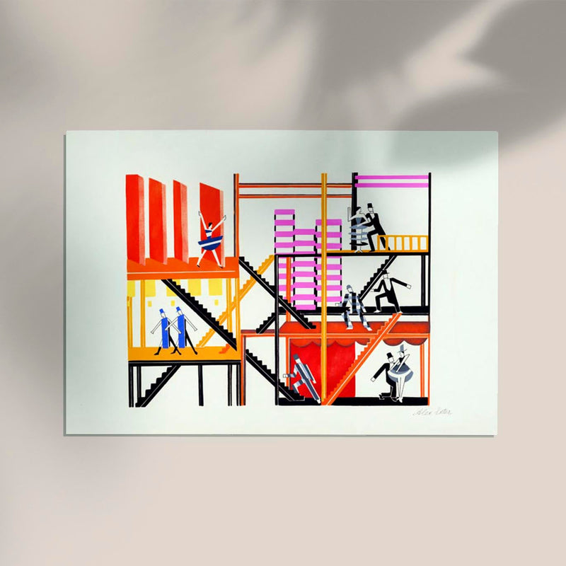 Maquet Theatre 3 - Alexandra Exter Art Print — Ansicht 2