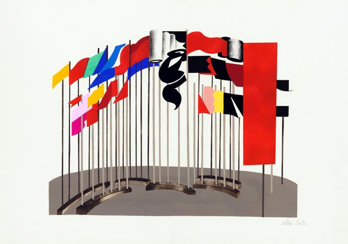 Maquettes of the Theater 5 by Alexandra Exter – Art Print Constructivism — Ansicht 3