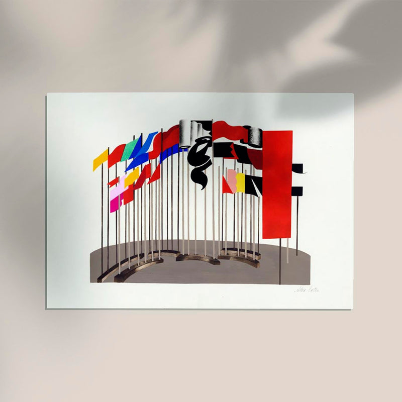 Maquettes of the Theater 5 by Alexandra Exter – Art Print Constructivism — Ansicht 2