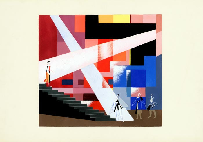 Theatre maquette 6 – Art print by Alexandra Exter — Ansicht 3