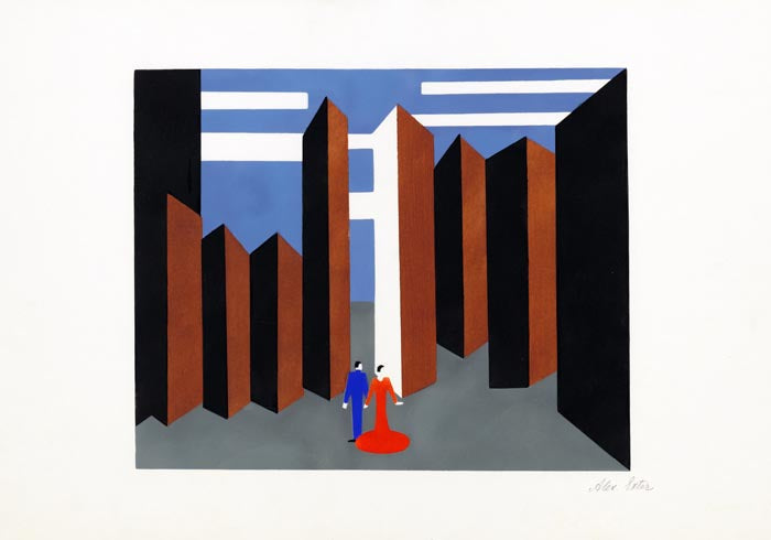 Maquettes for the Theatre 9 – Alexandra Exter Art Print — Ansicht 3