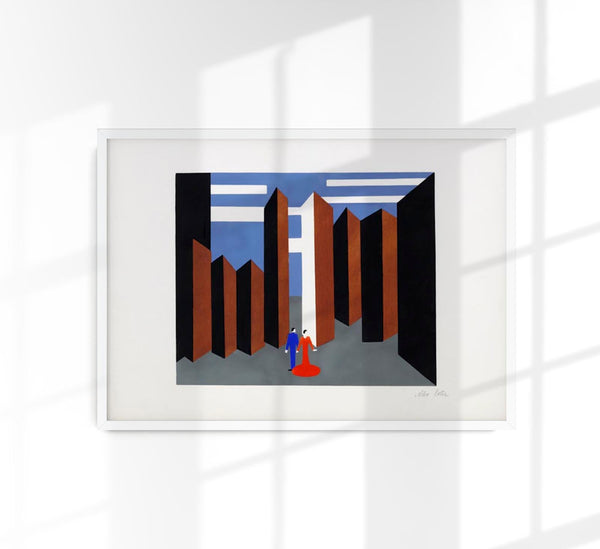 Maquettes for the Theatre 9 – Alexandra Exter Art Print