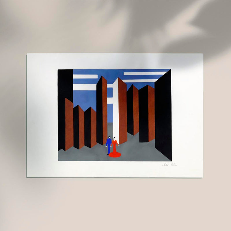 Maquettes for the Theatre 9 – Alexandra Exter Art Print — Ansicht 2