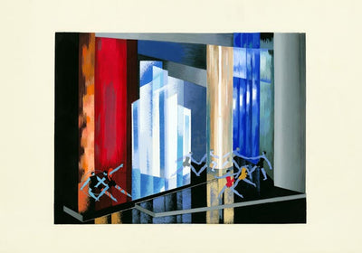 Theater Maquettes 10 Fine Art Poster - Alexandra Exter Stage Design