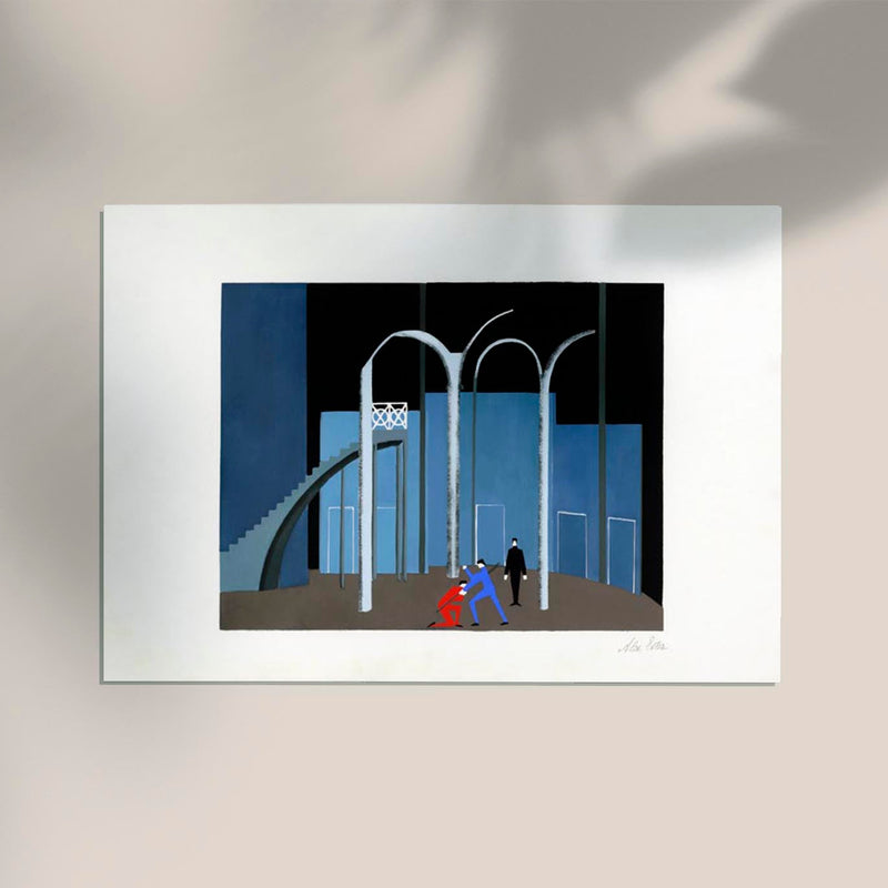 Maquettes for Theater 11 - Alexandra Exter Art Print — Ansicht 2