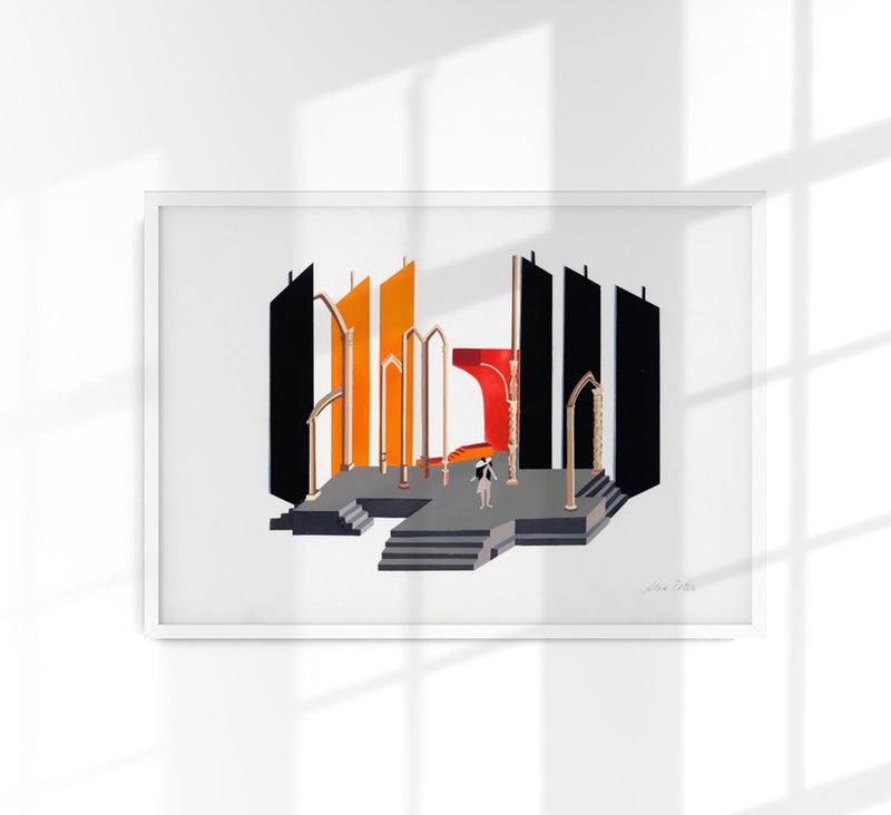 Maquettes for Theatre 12 – Alexandra Exter Art Print Constructivism — Patroa Studio