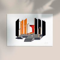 Maquettes for Theatre 12 – Alexandra Exter Art Print Constructivism — Ansicht 2