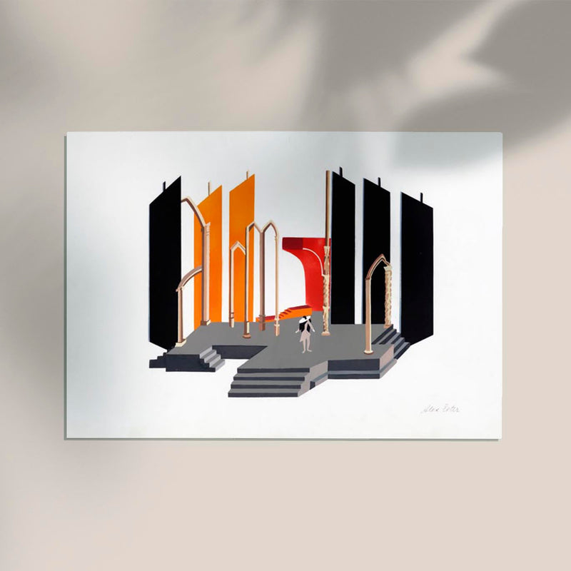 Maquettes for Theatre 12 – Alexandra Exter Art Print Constructivism — Ansicht 2