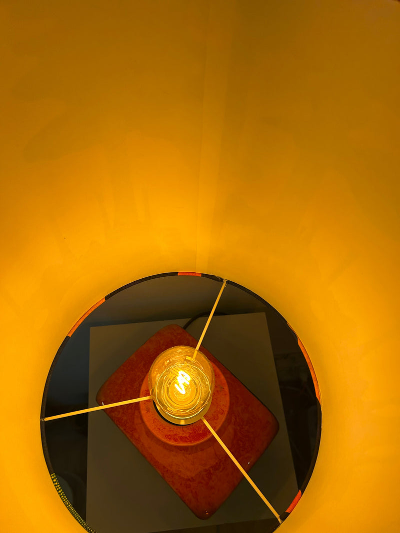 Pop Art Lampe PAN Keramik Space Age Schirm Cari Zalloni Goebel — Ansicht 19