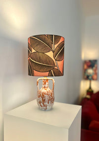 Marei Vase Lamp with French Designer Fabric – Cordless LED Accent Lamp — Ansicht 3