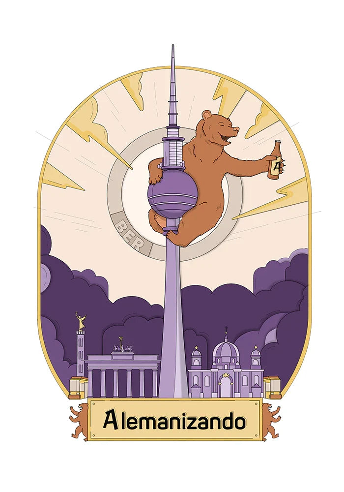 Berlin Bear Art Print by Alemanizando – Art Print on Paper — Ansicht 5