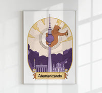 Berlin Bear Art Print by Alemanizando – Art Print on Paper — Ansicht 1
