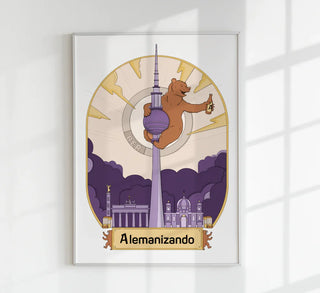 Berlin Bear Art Print by Alemanizando – Art Print on Paper