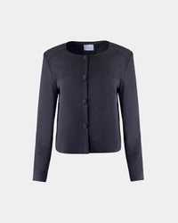 ALINE CELI COUTURE Women's Jacket Geometric Structure Recycled Short — Ansicht 1