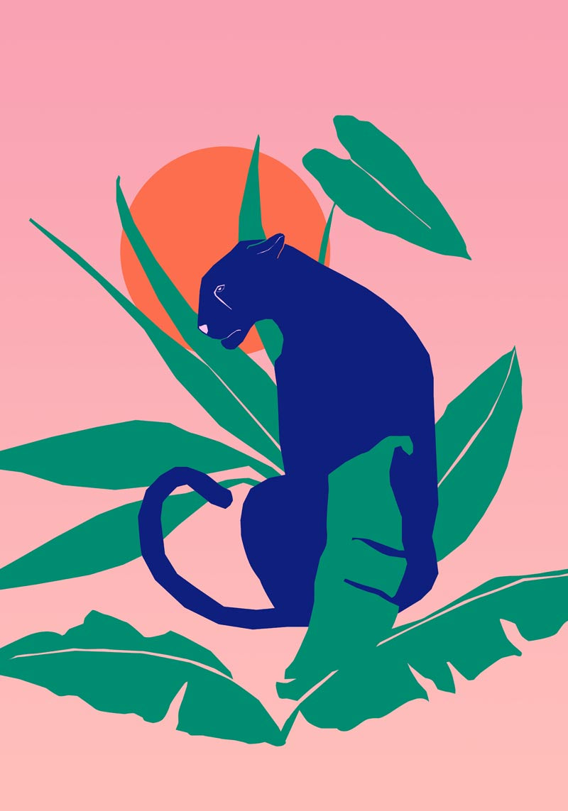 Pink Tropical Set of 2 Prints – Fine Art Print UV-beständig — Ansicht 6
