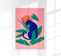 Pink Tropical Set of 2 Prints – Fine Art Print UV-beständig — Ansicht 4