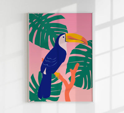 Pink Tropical Set of 2 Prints – Fine Art Print UV-beständig