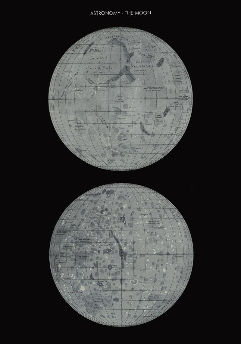 Astronomy – The Moon Celestial Poster by Patroa Studio — Ansicht 3
