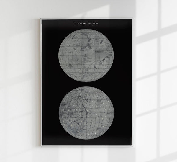 Astronomy – The Moon Celestial Poster von Patroa Studio