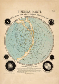 Map of Visible Stars Astronomical Poster – Handprinted Berlin — Ansicht 4