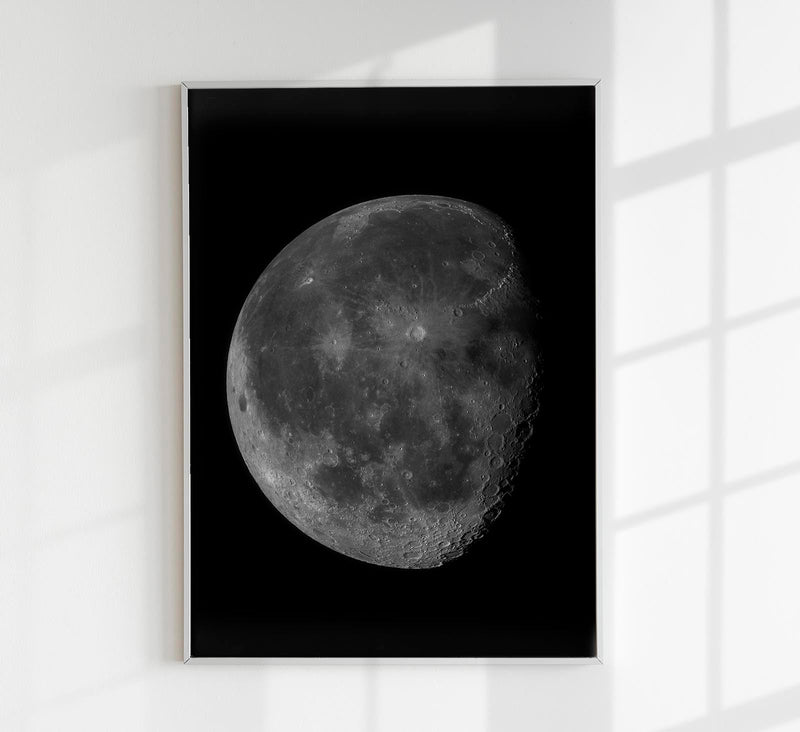 Dark Side of the Moon Poster – Astronomie Wandkunst — Patroa Studio