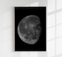 Dark Side of the Moon Poster – Astronomie Wandkunst