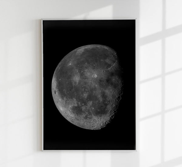 Dark Side of the Moon Poster – Astronomy Wall Art