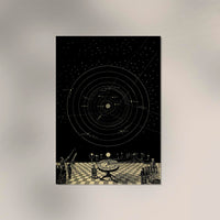 Space Curiosity Astronomy Poster – Hand-printed Berlin — Ansicht 3