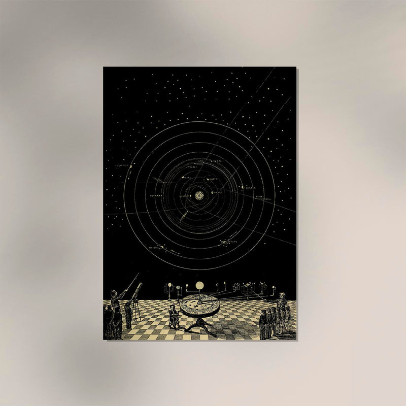 Space Curiosity Astronomy Poster – Hand-printed Berlin — Ansicht 3