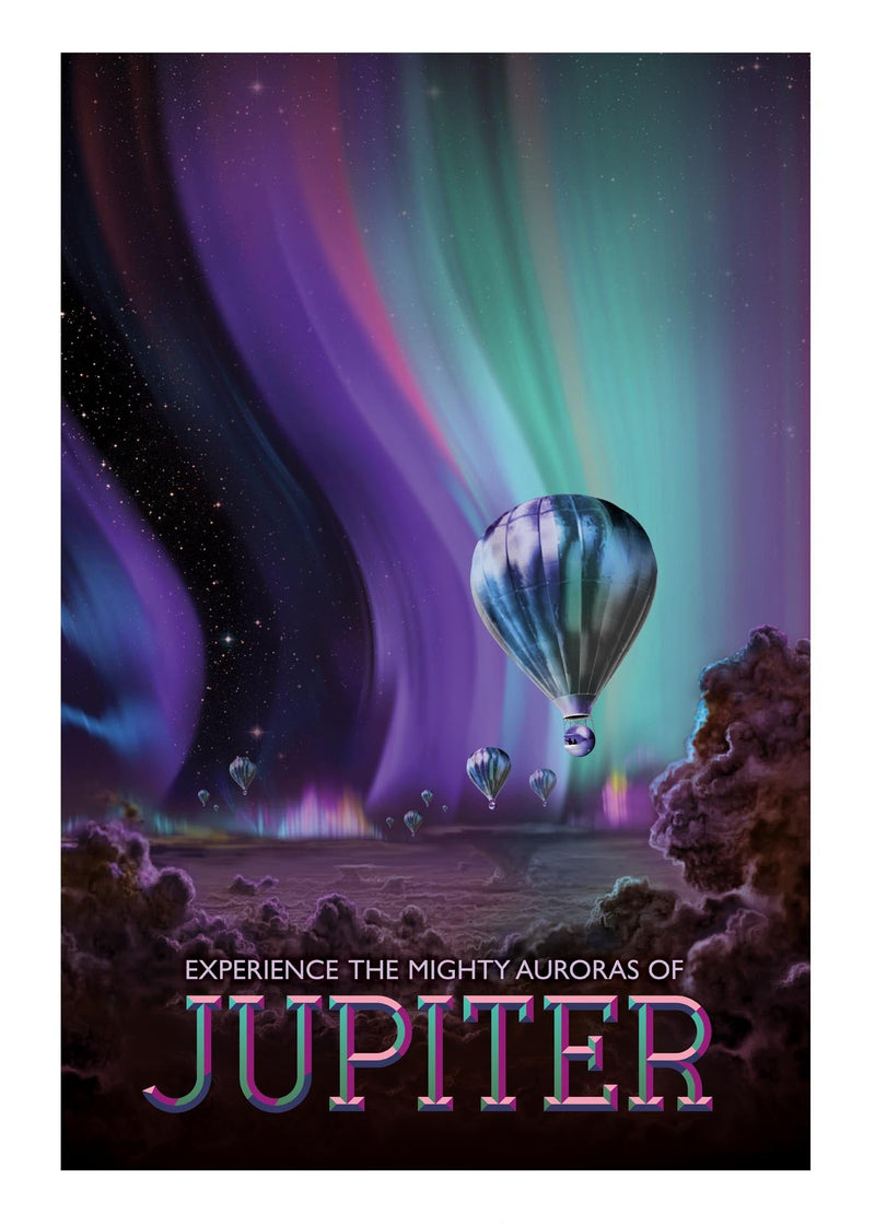 Auroras of Jupiter Space Poster – Art Print Berlin — Ansicht 3