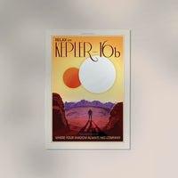 Two Suns Space Poster - Archival Fine Art Print — Ansicht 2