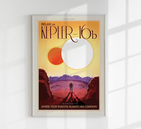 Two Suns Space Poster - Archival Fine Art Print — Ansicht 1